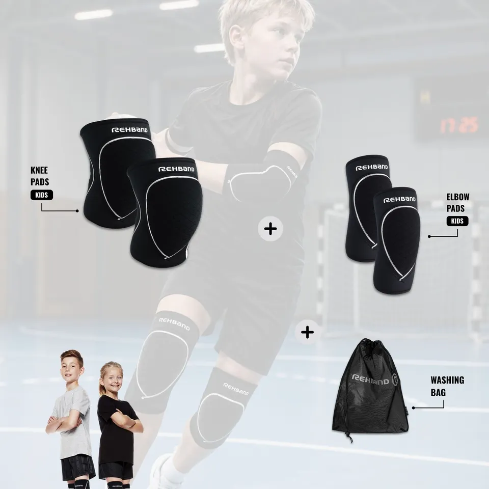 rehband-handball-kit-junior-prn-knie-und-ellenbogenschoner-f-r-kinder image 1
