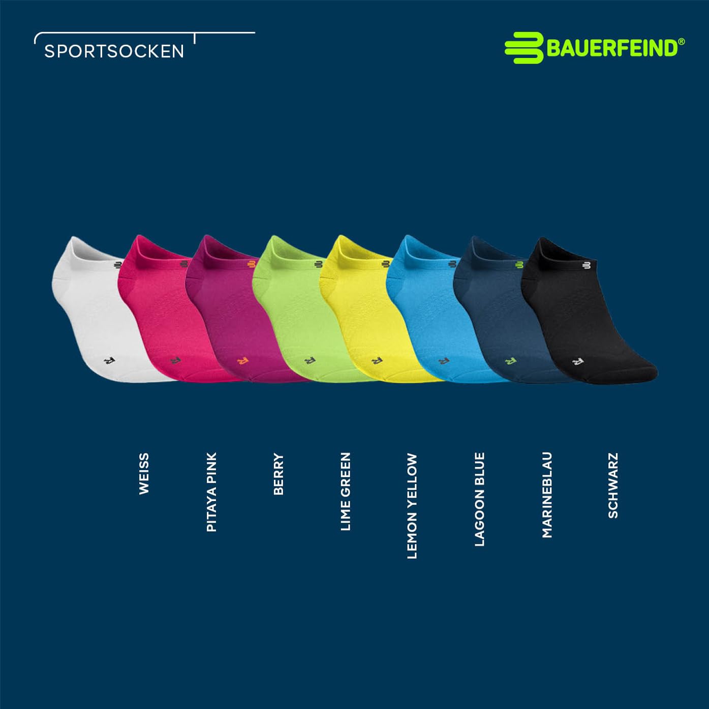 bauerfeind-run-ultralight-low-cut-socks-kurze-laufsocken-beere-35-37 image 5