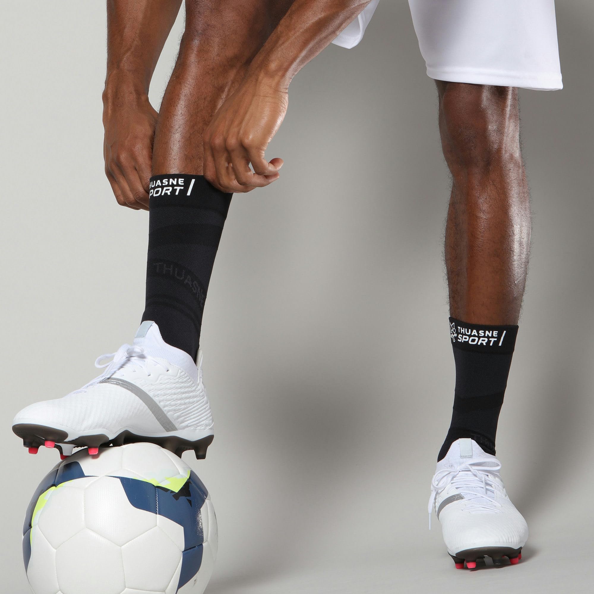 thuasne-grip-performance-socken-39-42-s-noir-wadenlang image 2