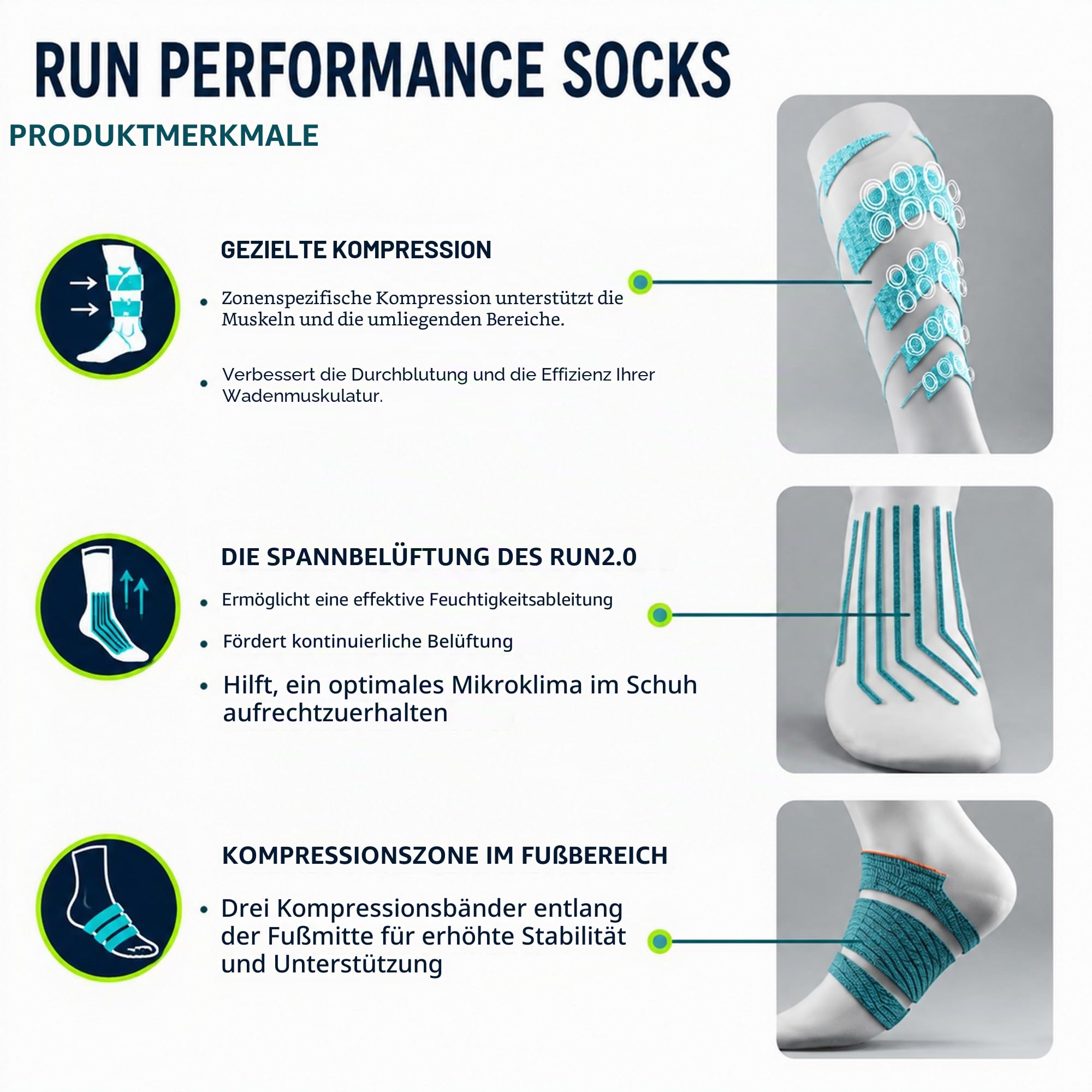 bauerfeind-run-performance-mid-cut-socks-2-0-laufsocken-1-paar image 7