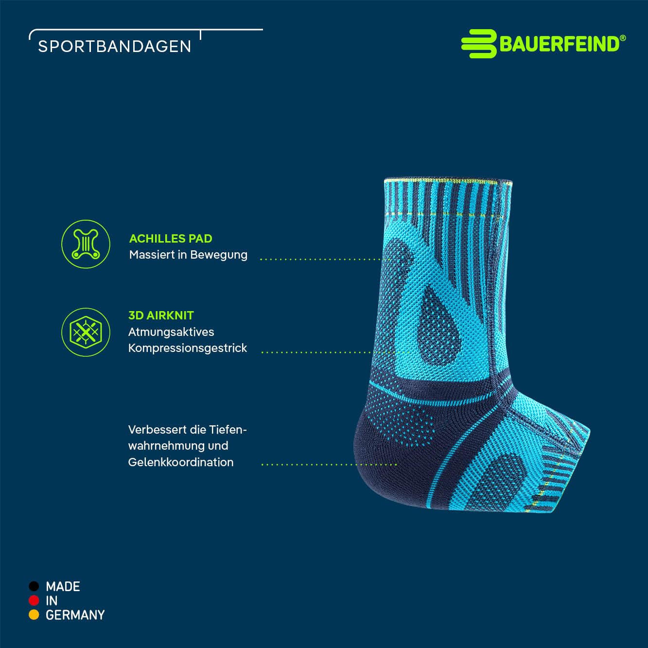 bauerfeind-sports-achilles-support-sprunggelenk-bandage-rivera-gr-e-l image 2