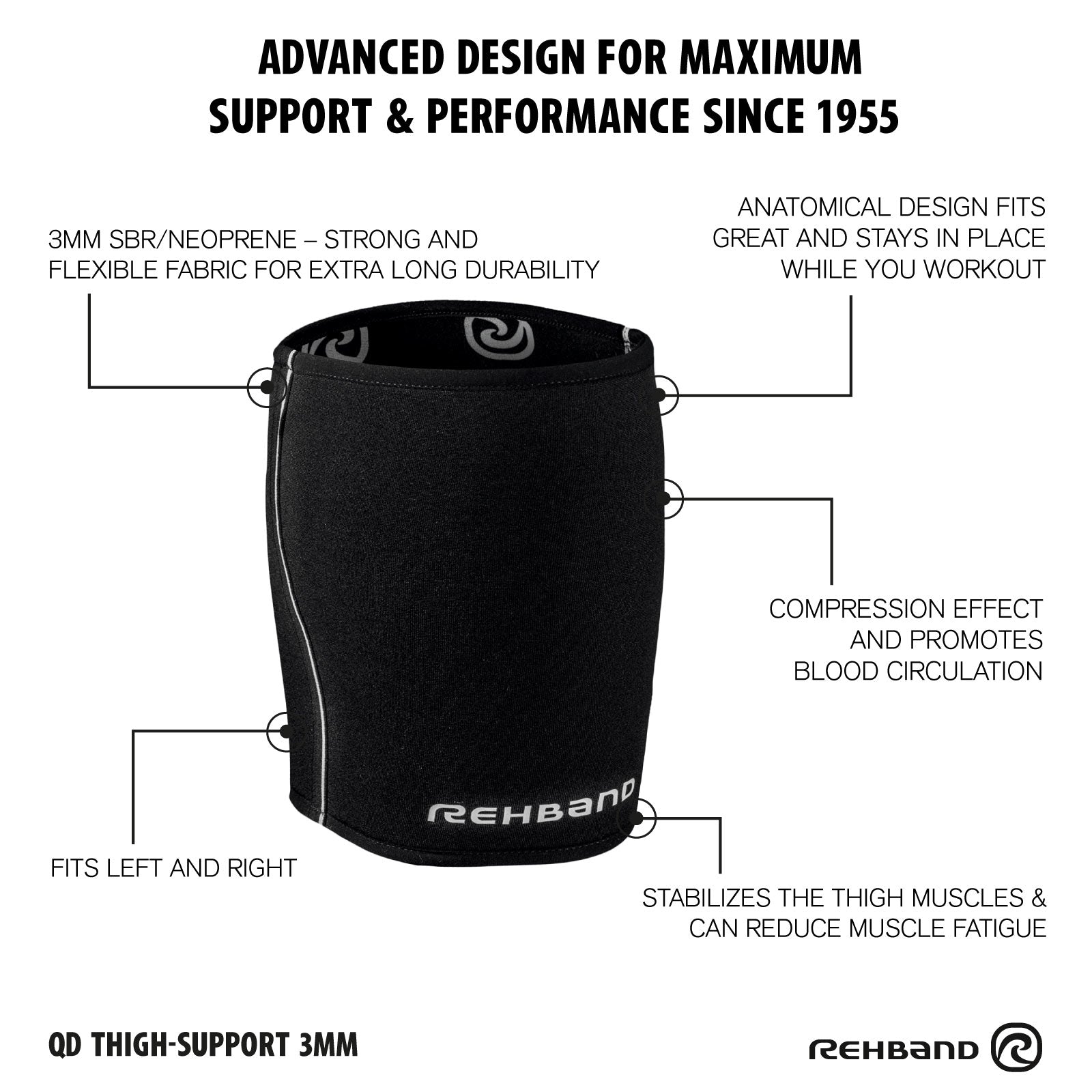 rehband-qd-thigh-support-3mm-oberschenkelbandage image 7