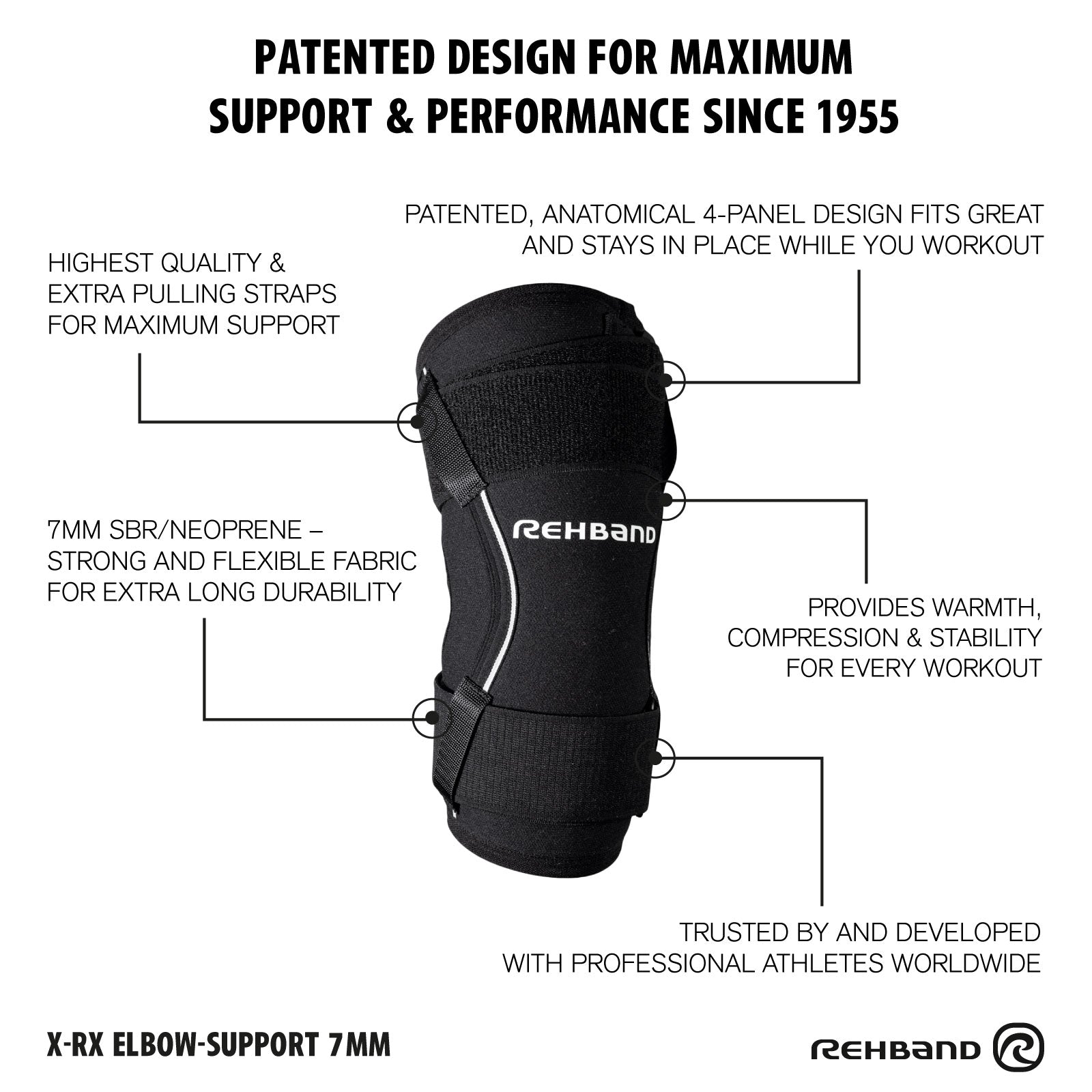 rehband-x-rx-ellenbogenbandage-7mm-mit-riemen image 8