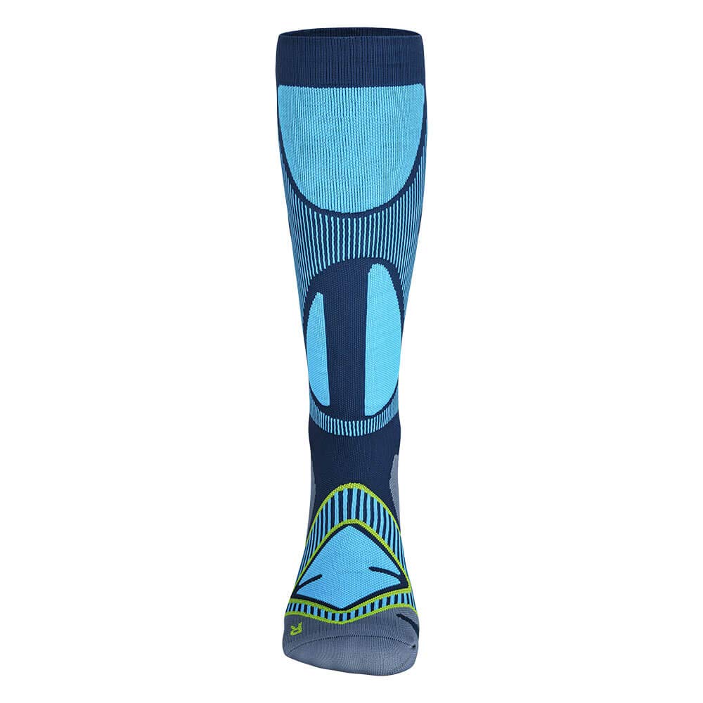 bauerfeind-ski-performance-compression-socks-skisocken-blau-gr-e-s-44-46 image 4