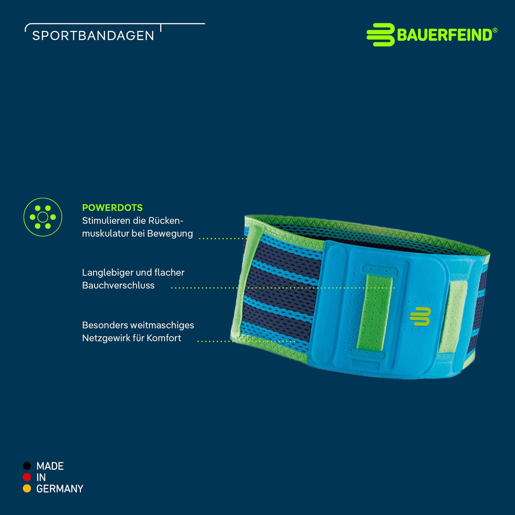 bauerfeind-r-cken-sportbandage-gr-m-schwarz-silikonpad image 2