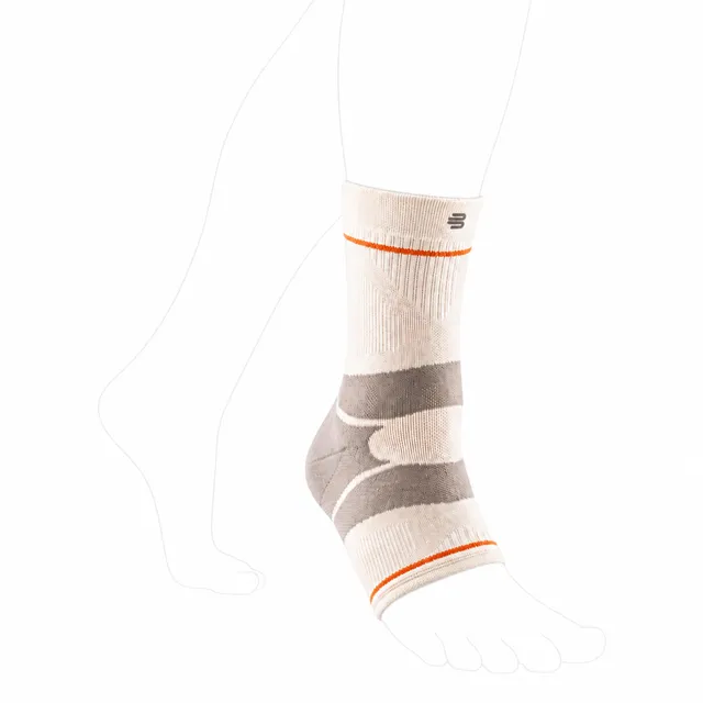 bauerfeind-outdoor-compression-ankle-support-sprunggelenkbandage-gr-m-sandstone- image 1