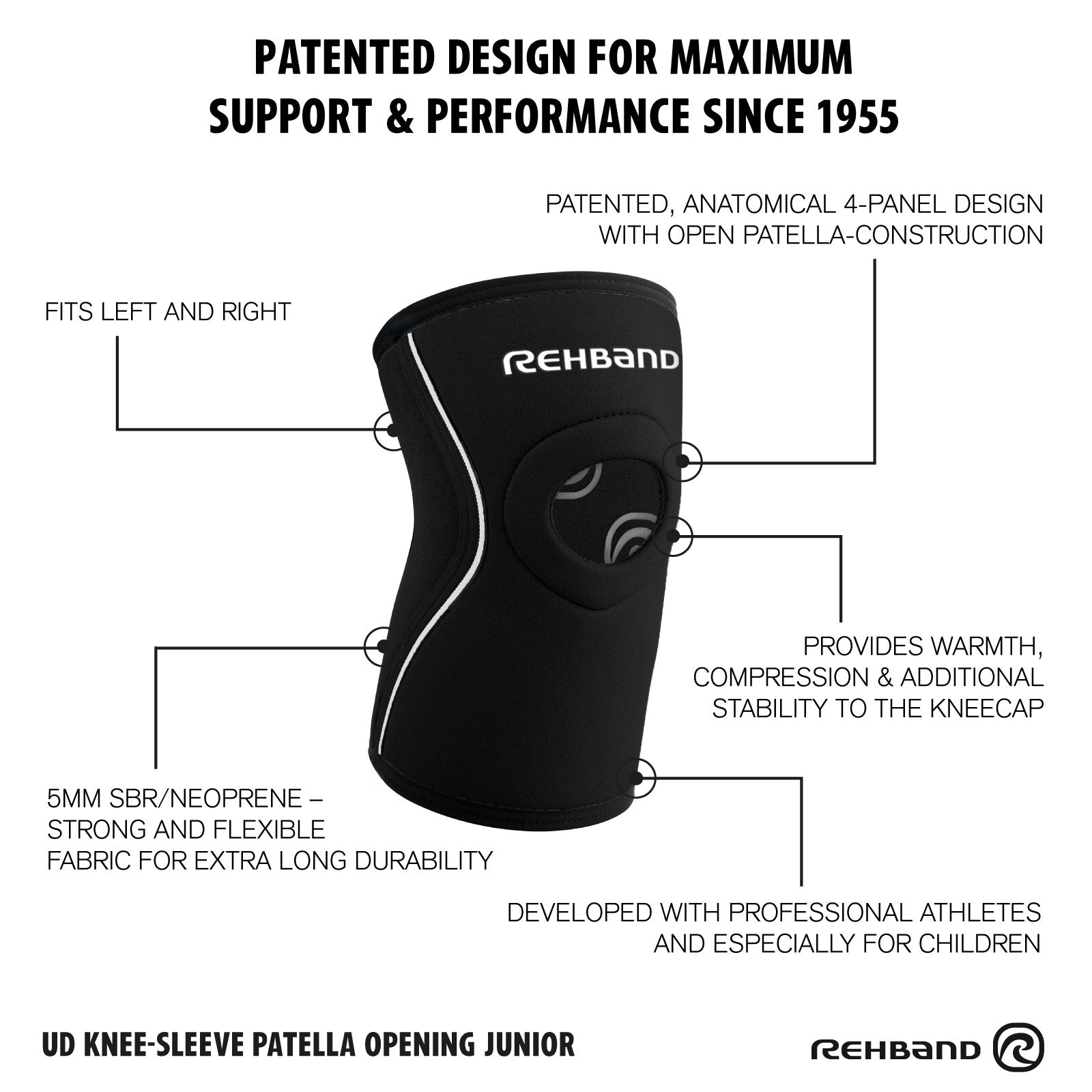 rehband-ud-knee-sleeve-patella-opening-junior-kniebandage-kinder image 8