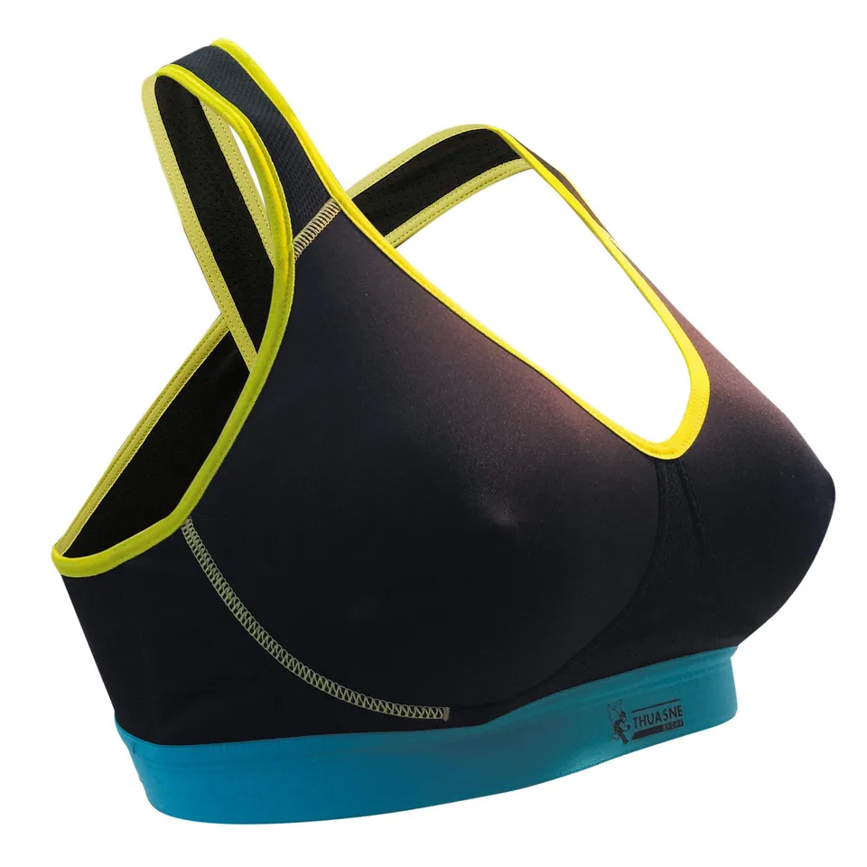 thuasne-cross-back-sport-bh-schwarz-blau-gelb-gr-e-70a image 1