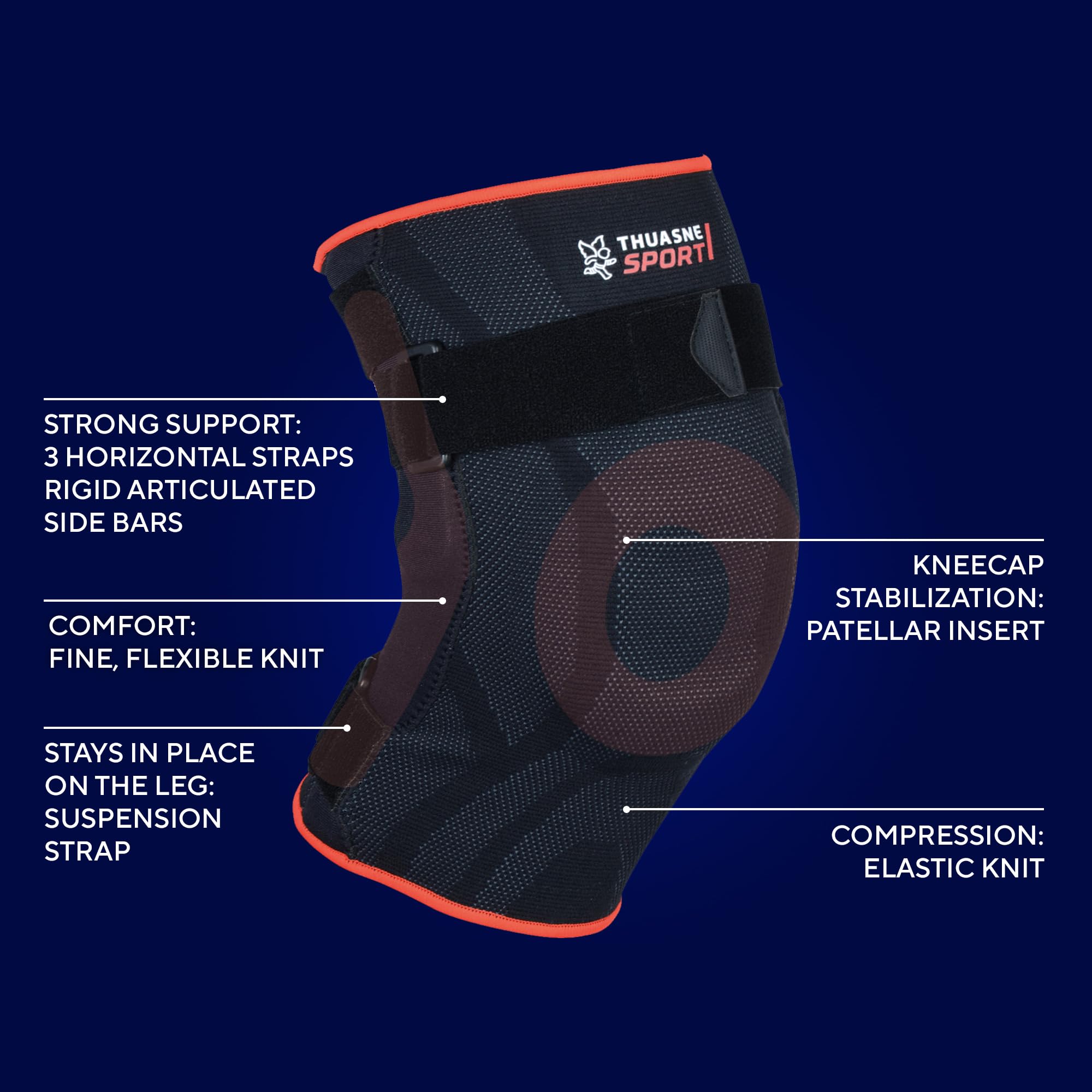 thuasne-sport-ligament-re-kniebandage-s-mit-gelenkst-tzen image 2