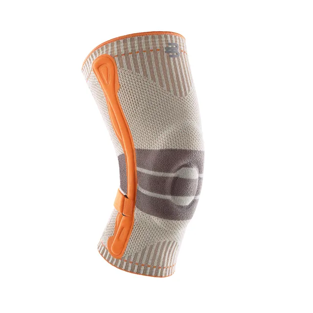 bauerfeind-outdoor-knee-support-kniebandage-l-sandstone-orange-merino image 1