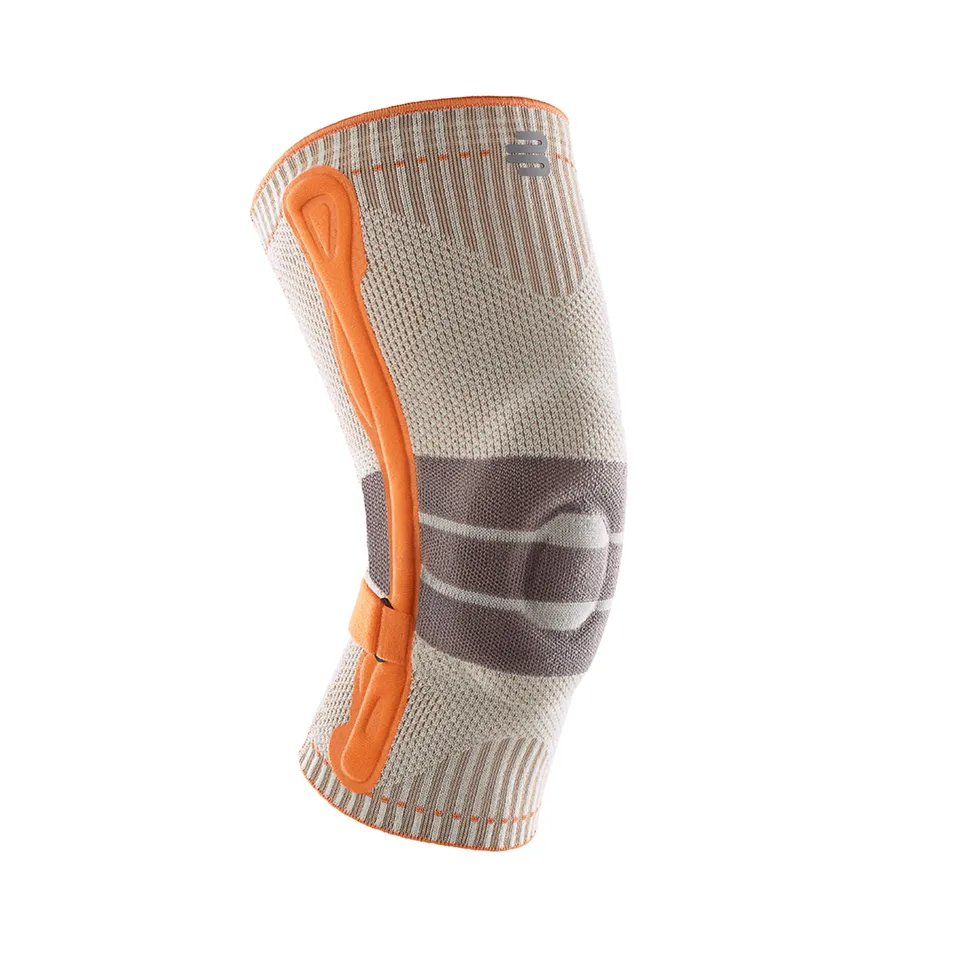bauerfeind-outdoor-knee-support-kniebandage-l-sandstone-orange-merino image 1