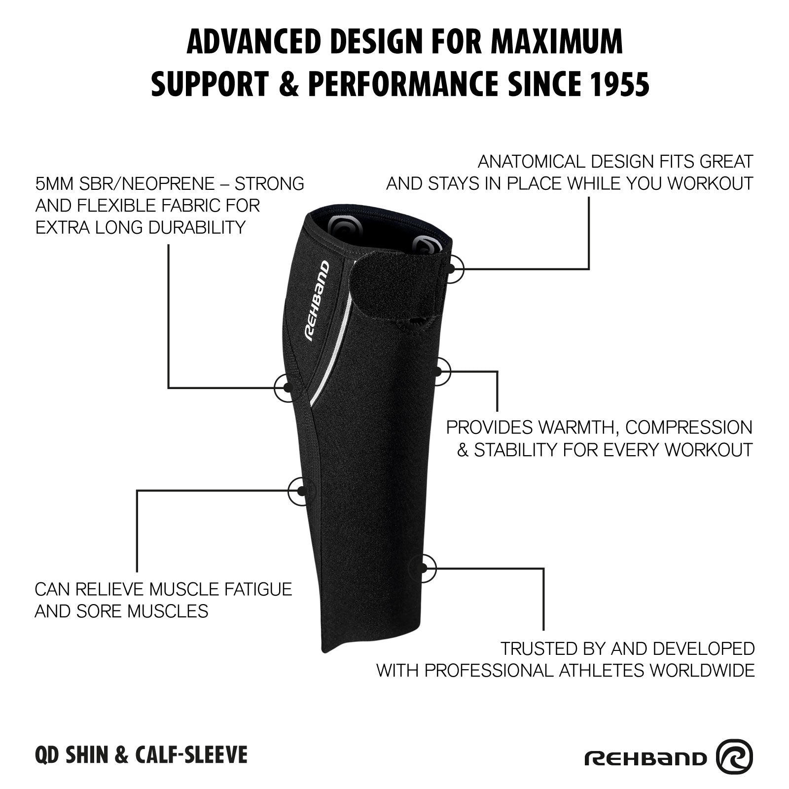 rehband-qd-adjustable-shin-calf-support-wadenbandage-5-mm image 7
