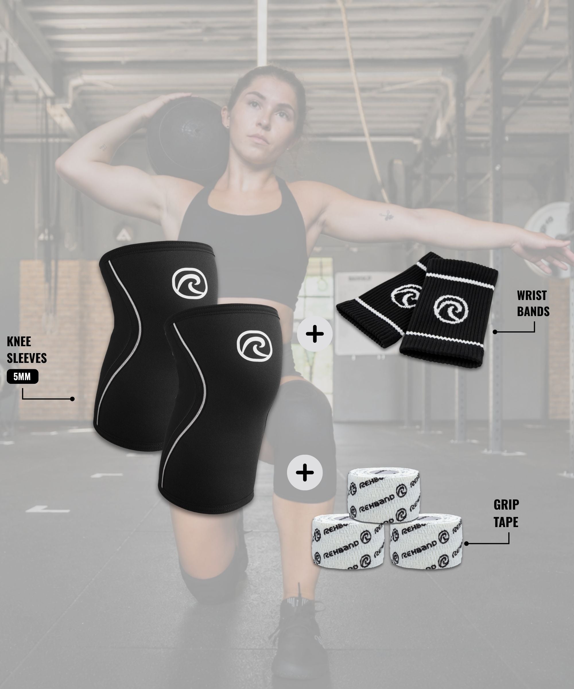 rehband-rx-kit-starter-knee-sleeve-5mm-wrist-bands-power-wrap-set image 2