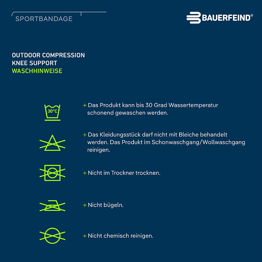 bauerfeind-outdoor-compression-knee-support-kniebandage-gr-m-sandstone-orange image 5
