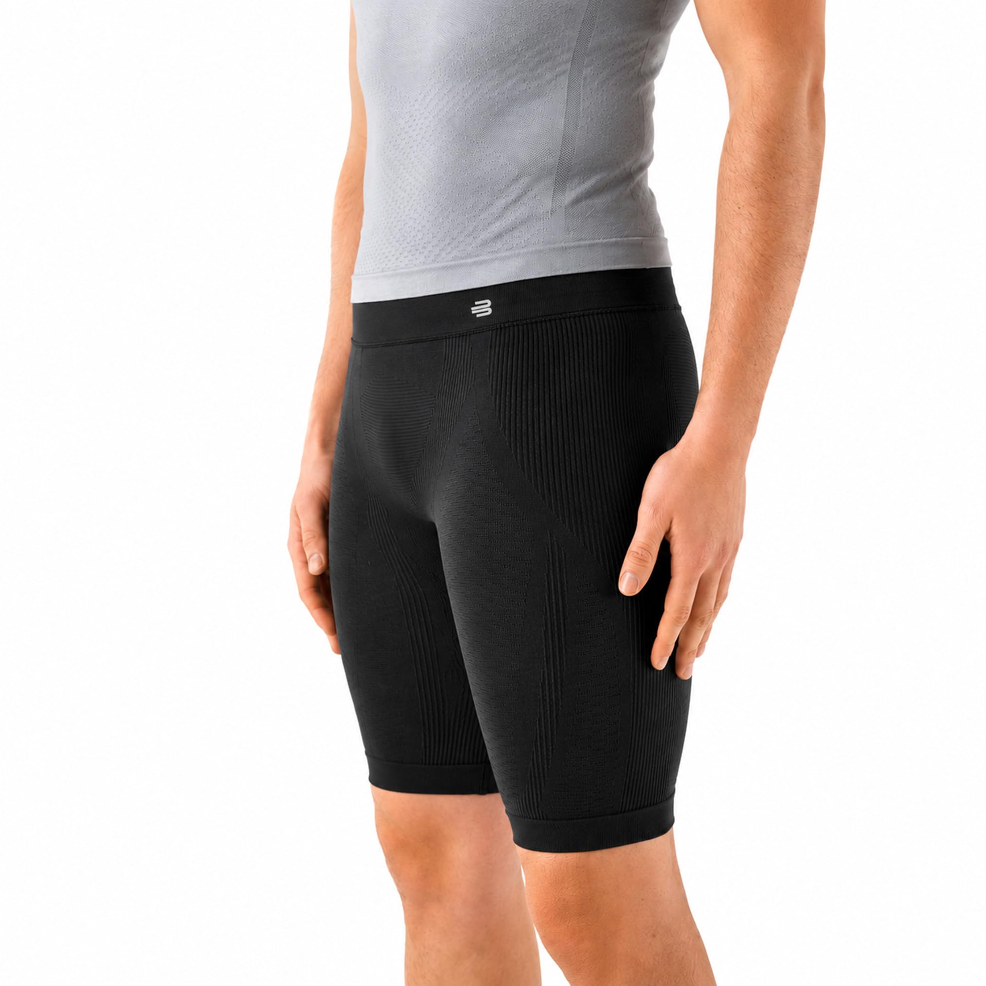 bauerfeind-sports-compression-tights-short-herren-kompressionshose-kurz image 3