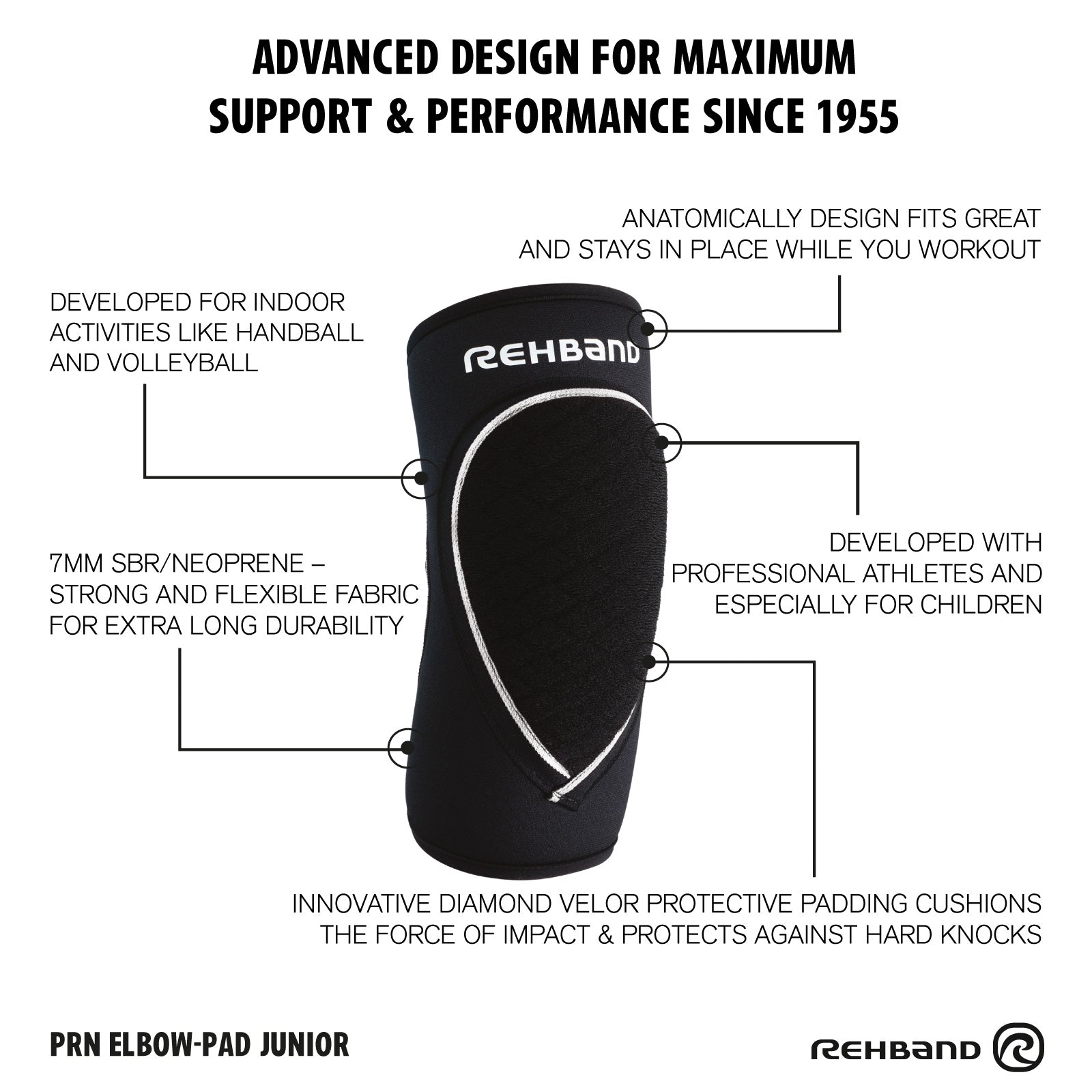 rehband-prn-elbow-pad-junior-ellenbogenschoner-kinder image 8