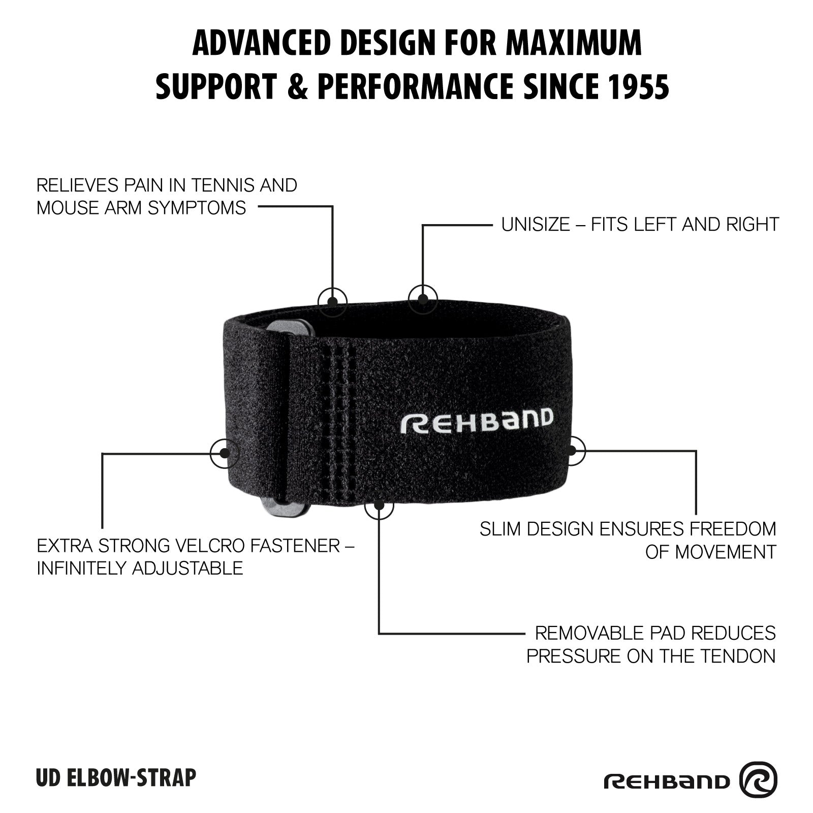 rehband-ud-tennis-elbow-strap-ellenbogengurt-tennisarm image 8