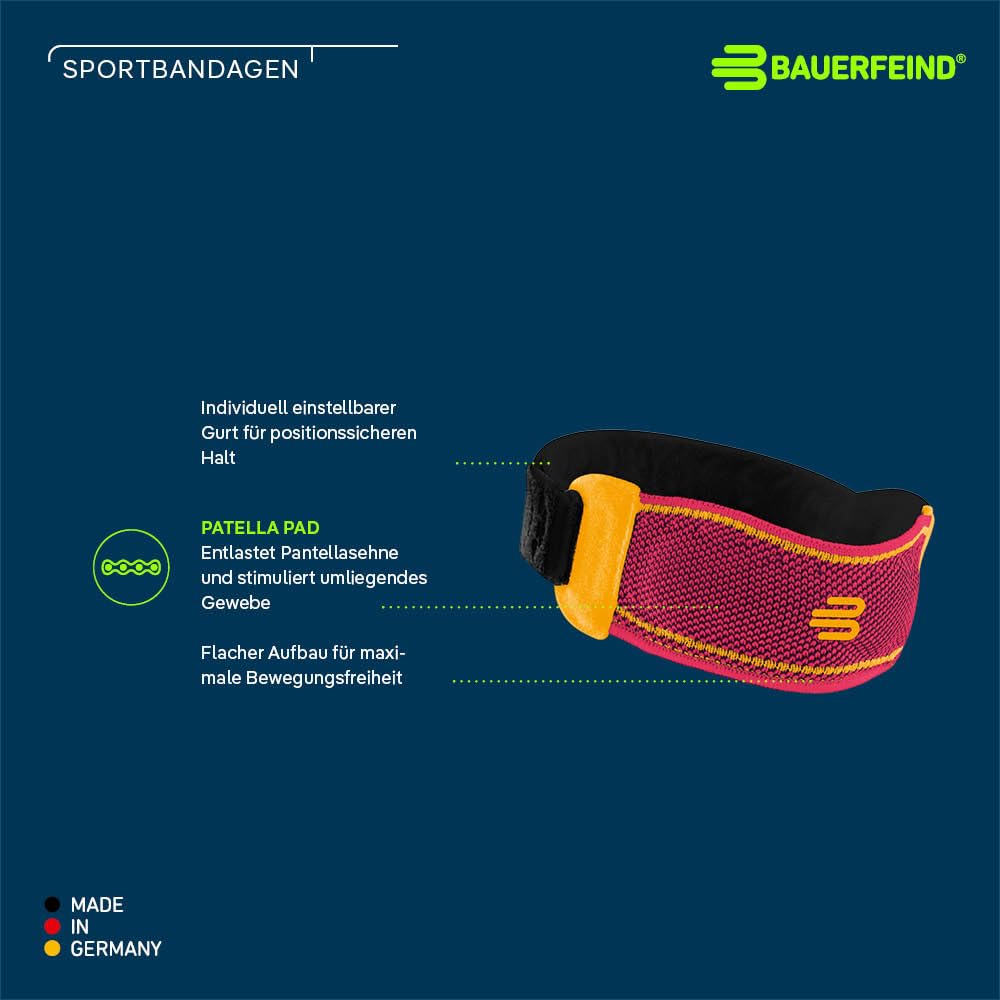 bauerfeind-knee-strap-patellabandage-l-knie-sportgurt-schwarz image 2