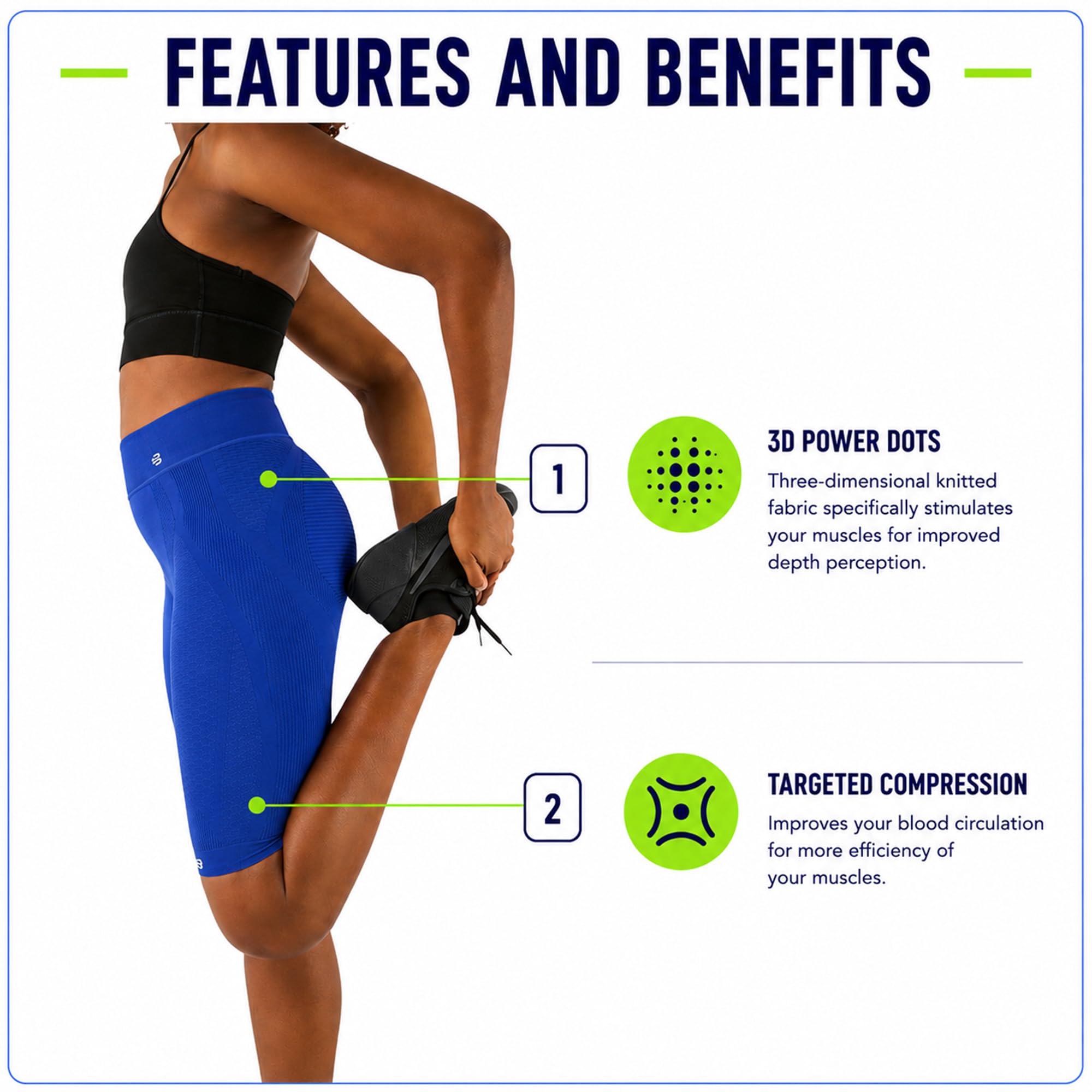 bauerfeind-sports-compression-tights-short-kompressions-shorts-damen-kurz image 5