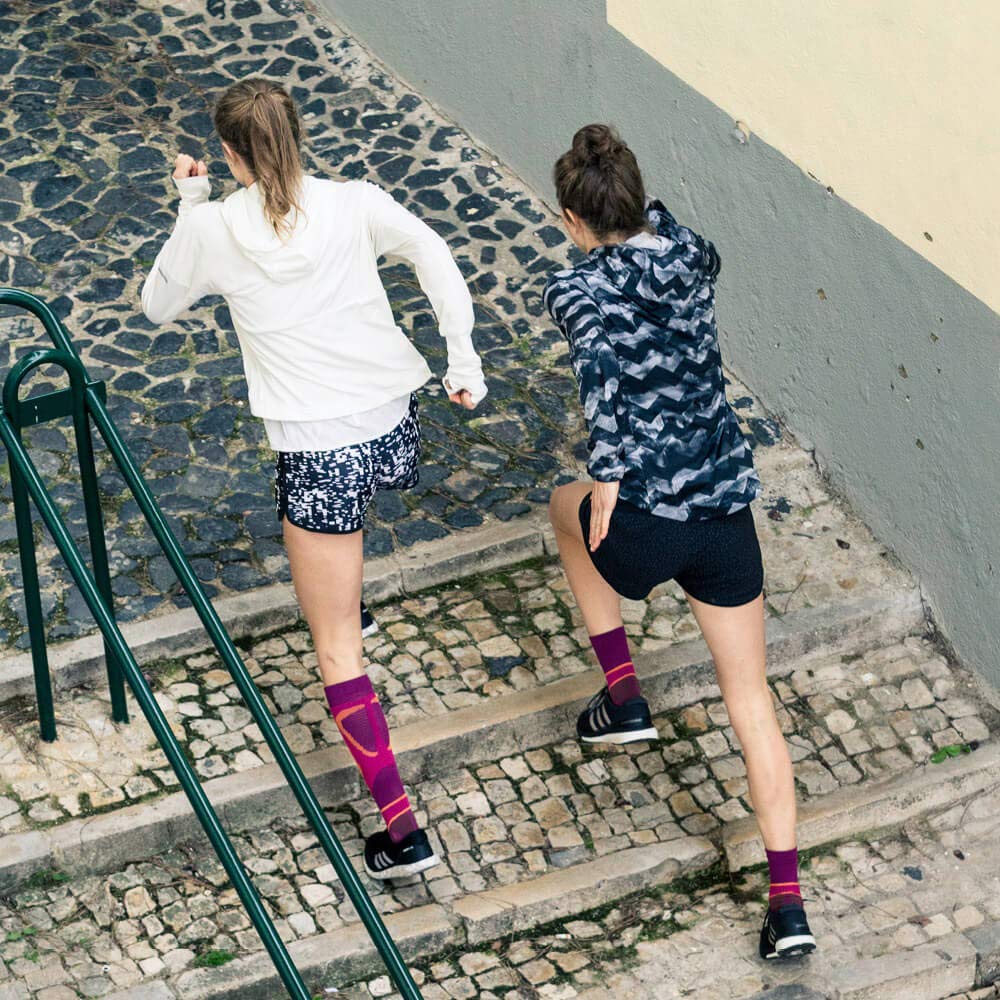 bauerfeind-run-performance-mid-cut-socks-laufsocken-blau-38-40 image 3