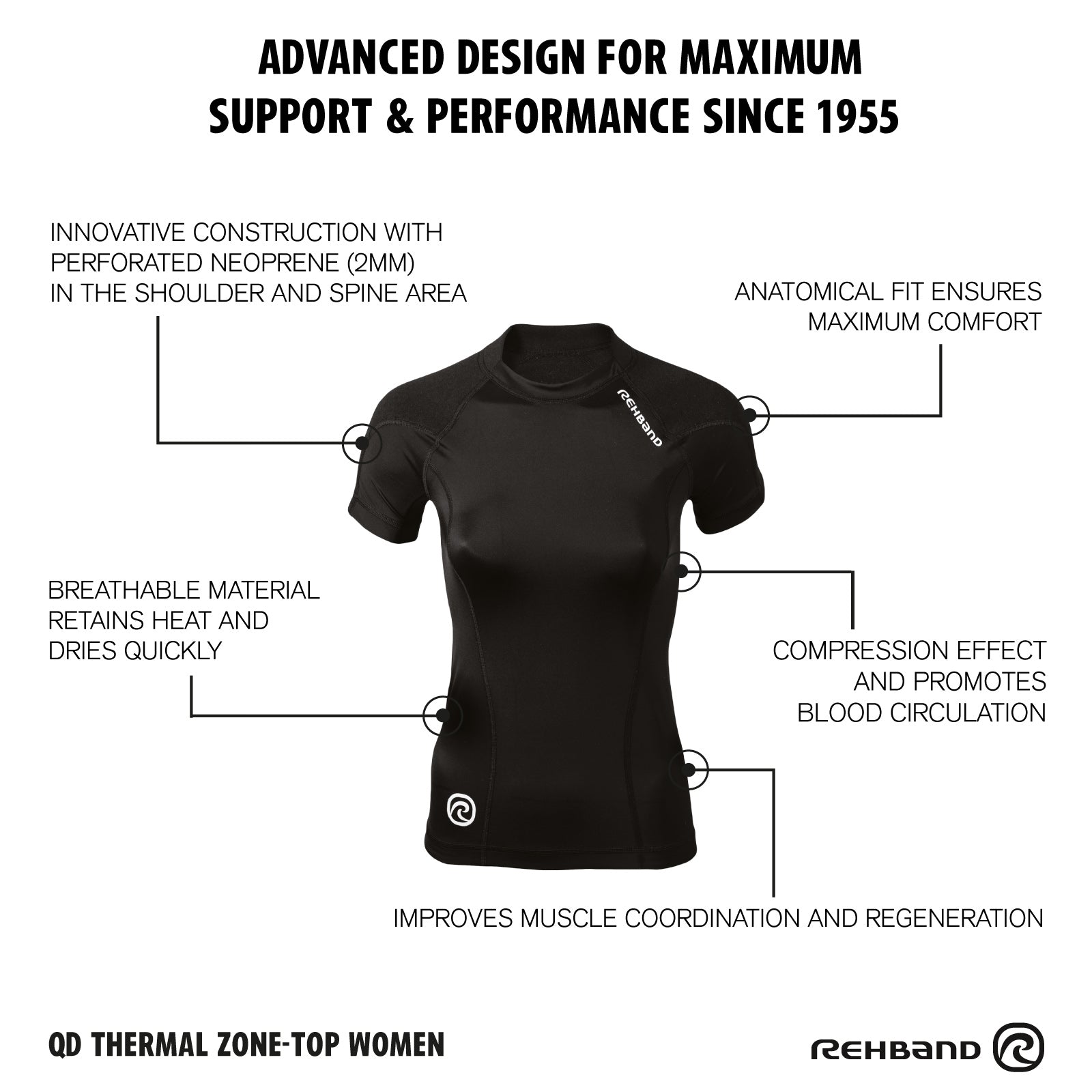 rehband-qd-thermal-zone-top-women-thermo-shirt-damen image 7