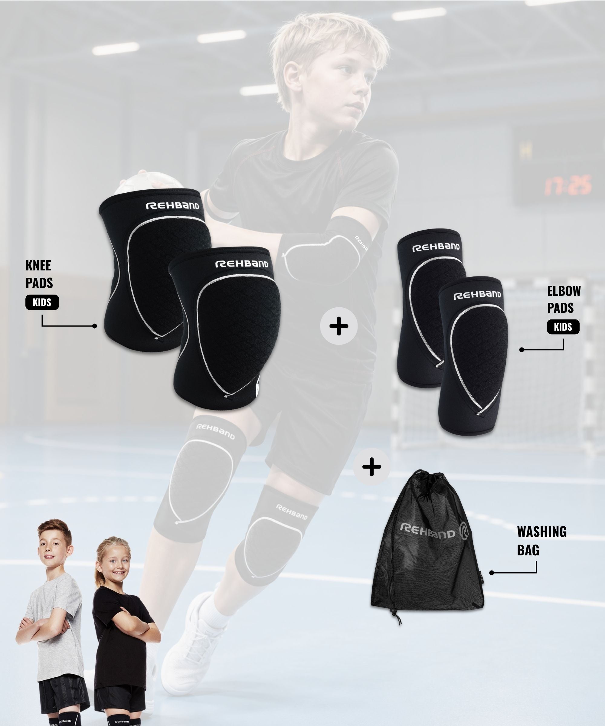 rehband-handball-kit-junior-prn-knie-und-ellenbogenschoner-f-r-kinder image 2