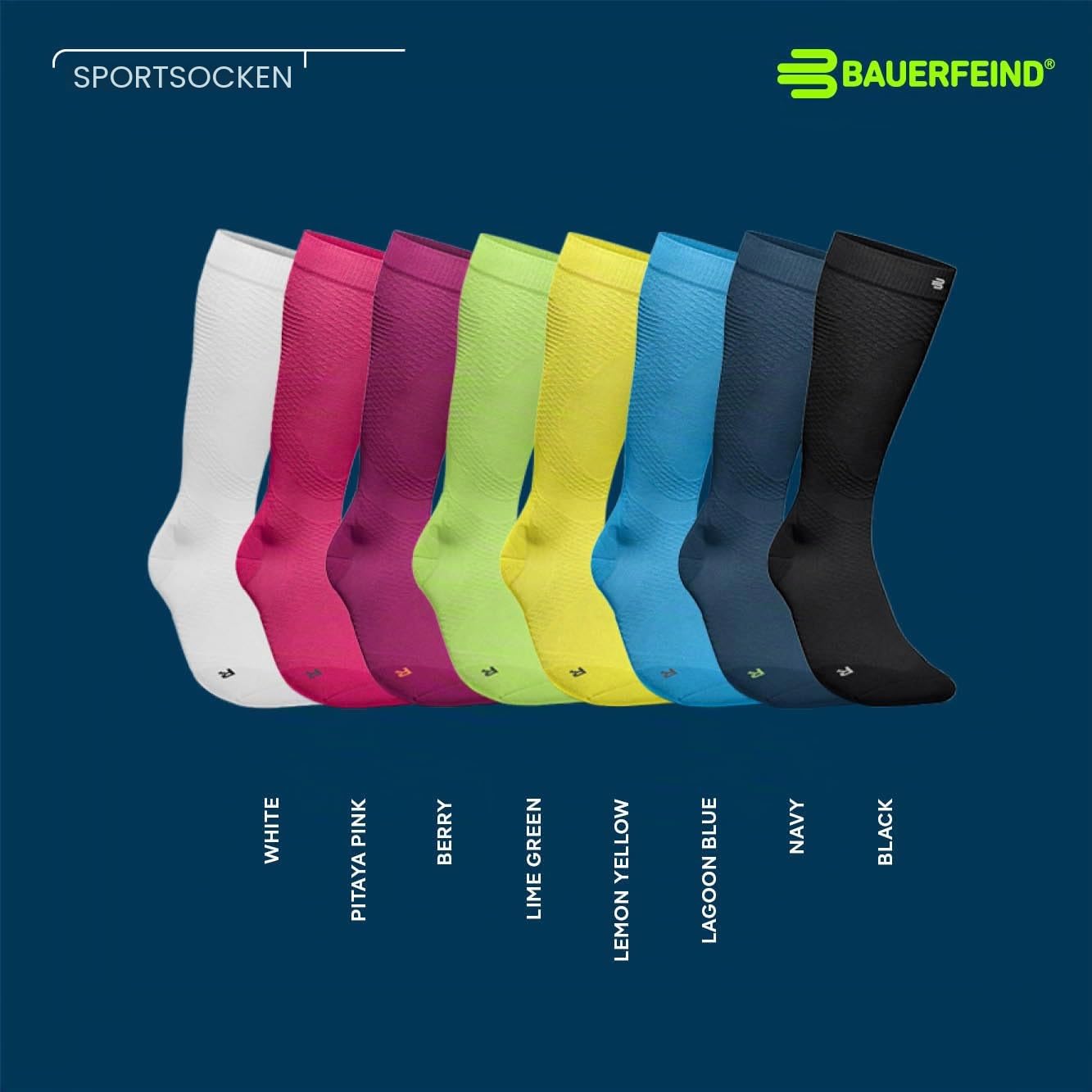 bauerfeind-run-ultralight-compression-socks-kompressionssocken-schwarz-m-38-40 image 5