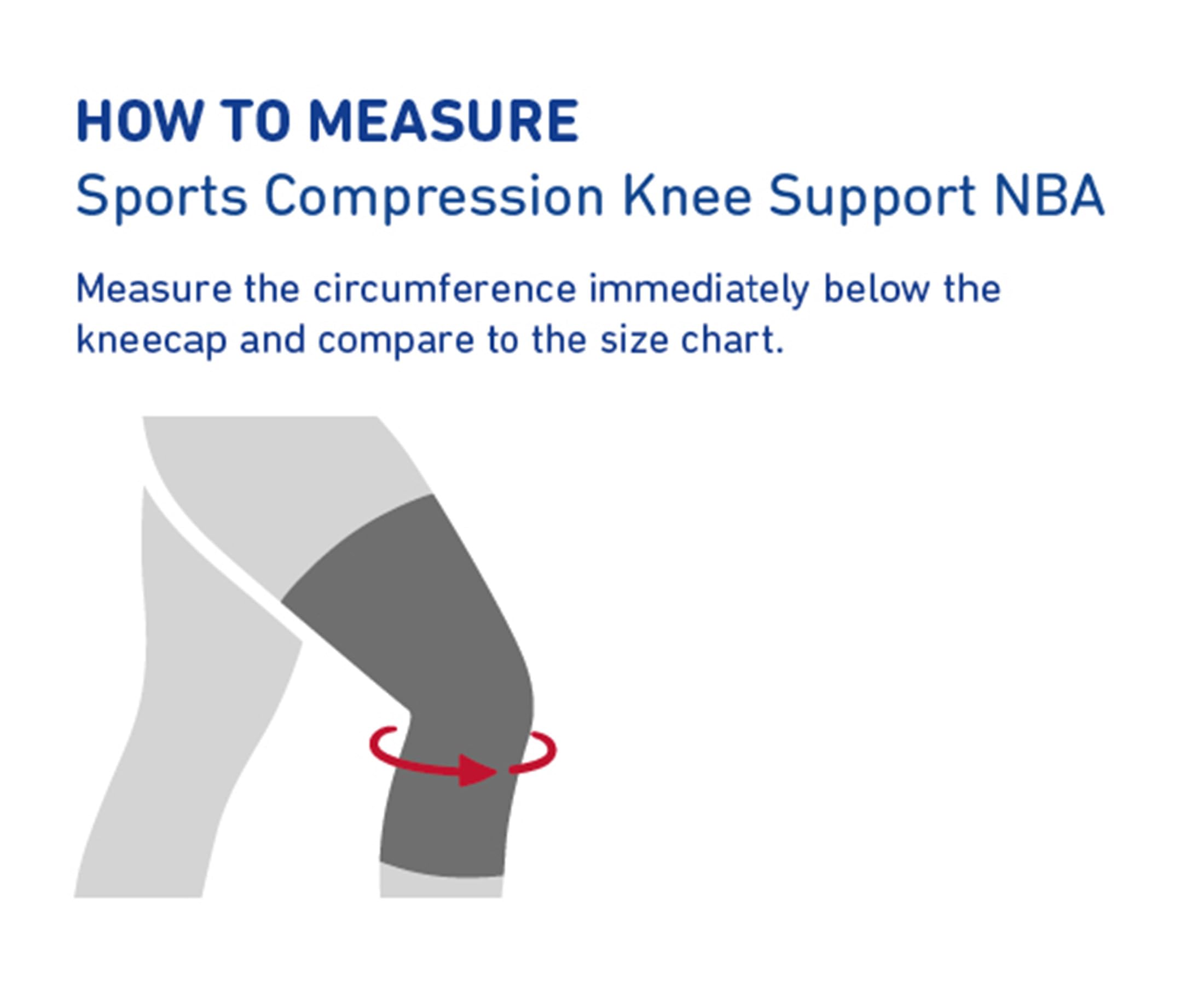 bauerfeind-sports-compression-knee-support-nba-chicago-bulls-kniebandage-gr-s-ro image 3
