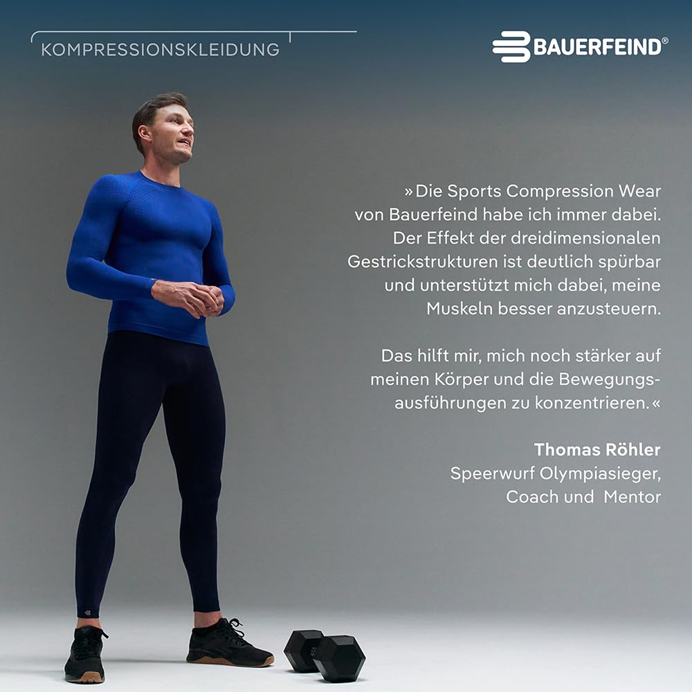 bauerfeind-sports-compression-tights-short-herren-kompressionshose-kurz image 2