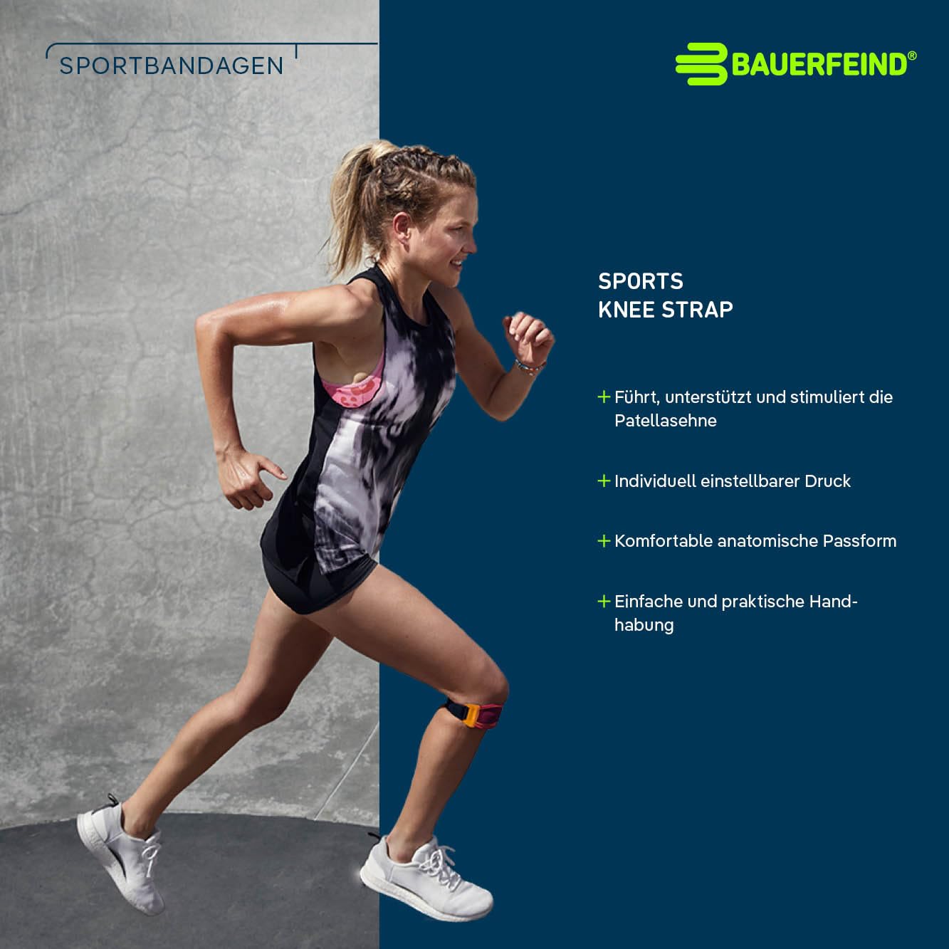 bauerfeind-knee-strap-patellabandage-l-knie-sportgurt-schwarz image 5