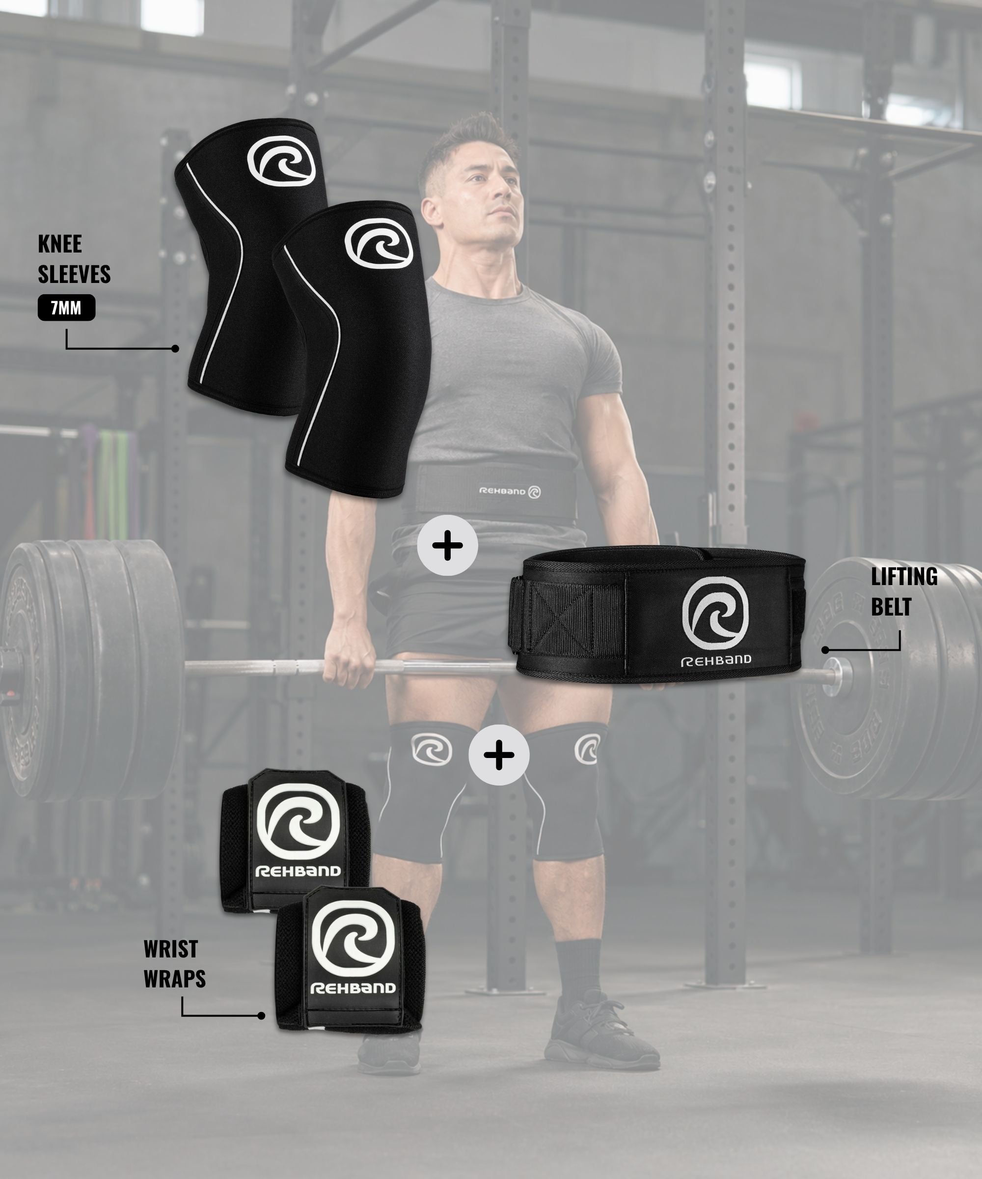 rehband-powerlifting-kit-pr-power-max-7mm-belt-wraps image 2