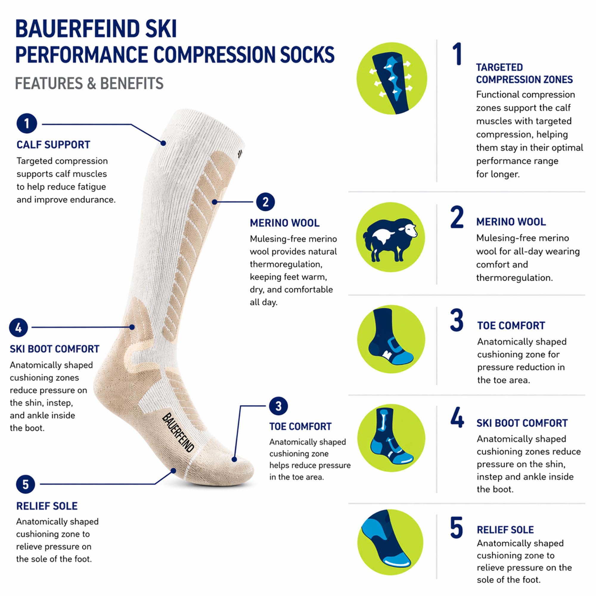 bauerfeind-ski-alpine-compression-socks-skisocken-mit-merino-wolle-1-paar image 8