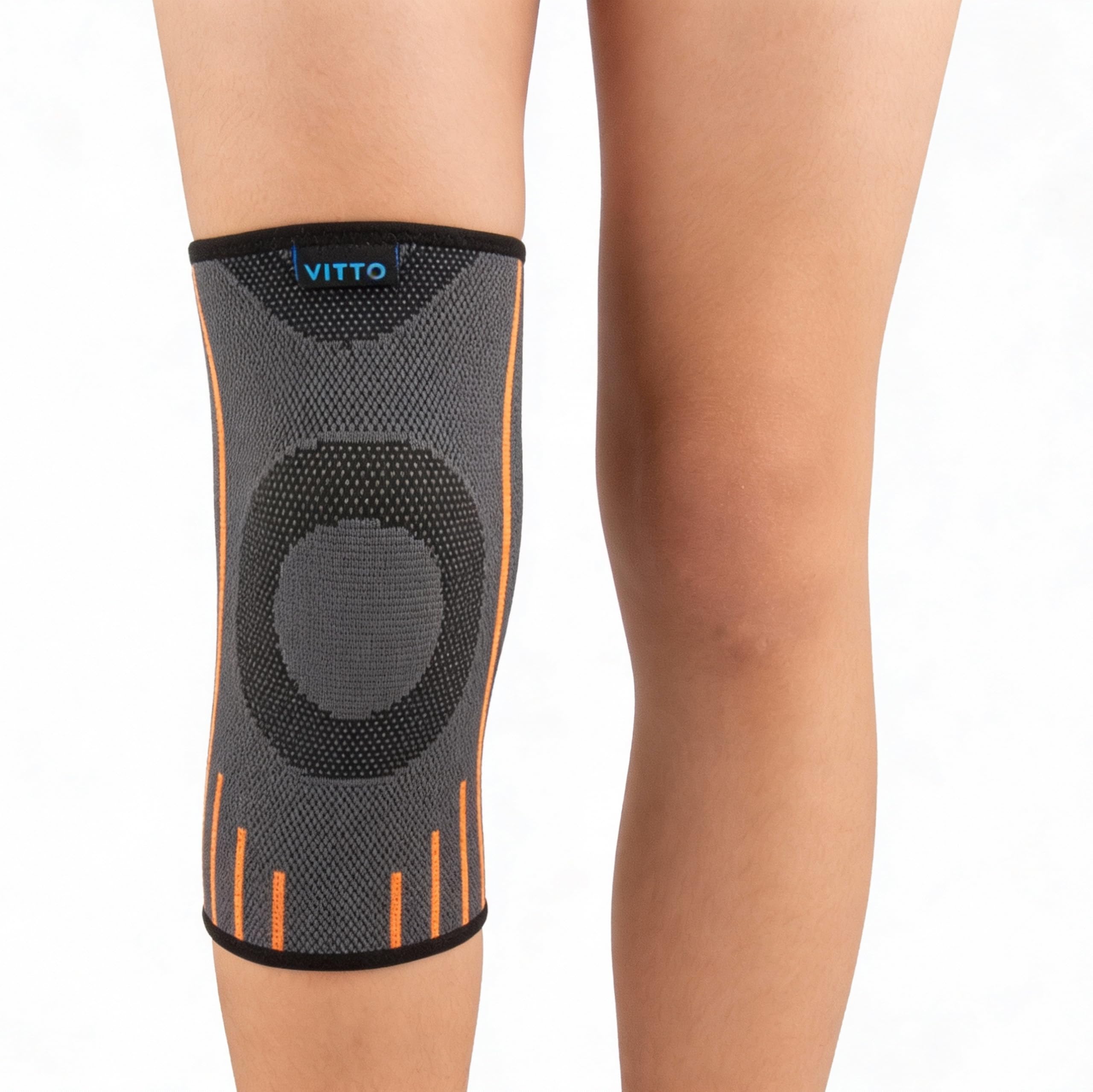 vitto-kniebandage-kinder-m-osgood-schlatter-kniest-tze-grau image 1