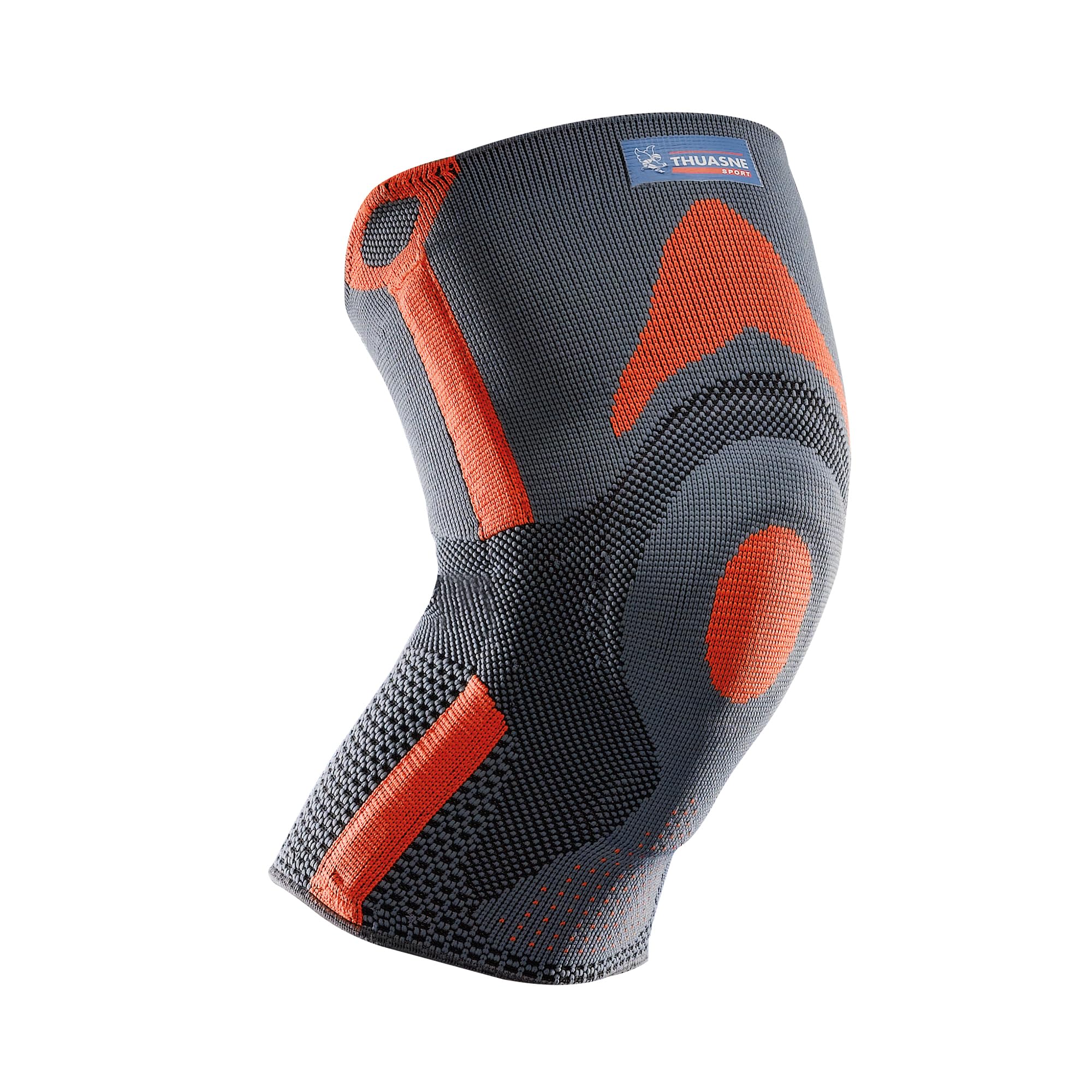 thuasne-sport-patella-kniest-tze-kompressionsstrick-grau image 1
