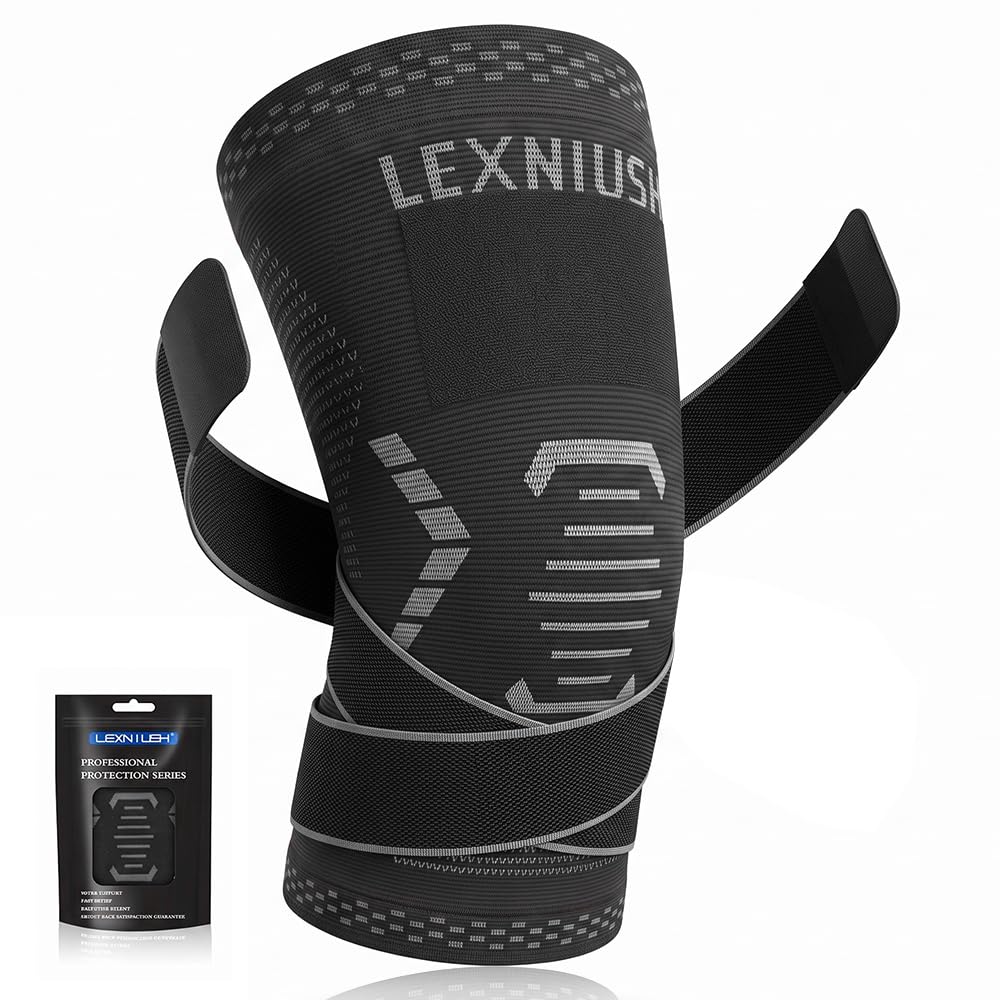 lexniush-kniebandage-verstellbar-kniest-tze-kompression-gr-e-m image 1