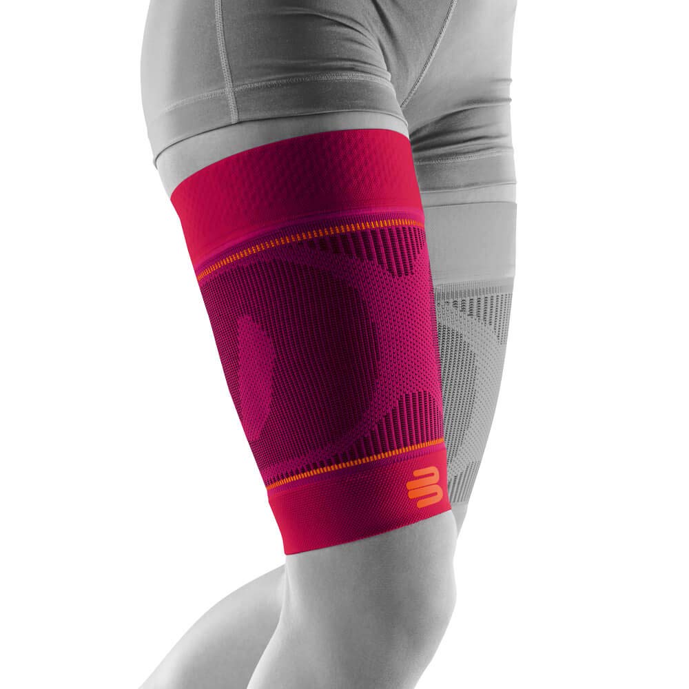bauerfeind-sports-compression-oberschenkelbandage-l-extra-lang-pink-1-paar image 8