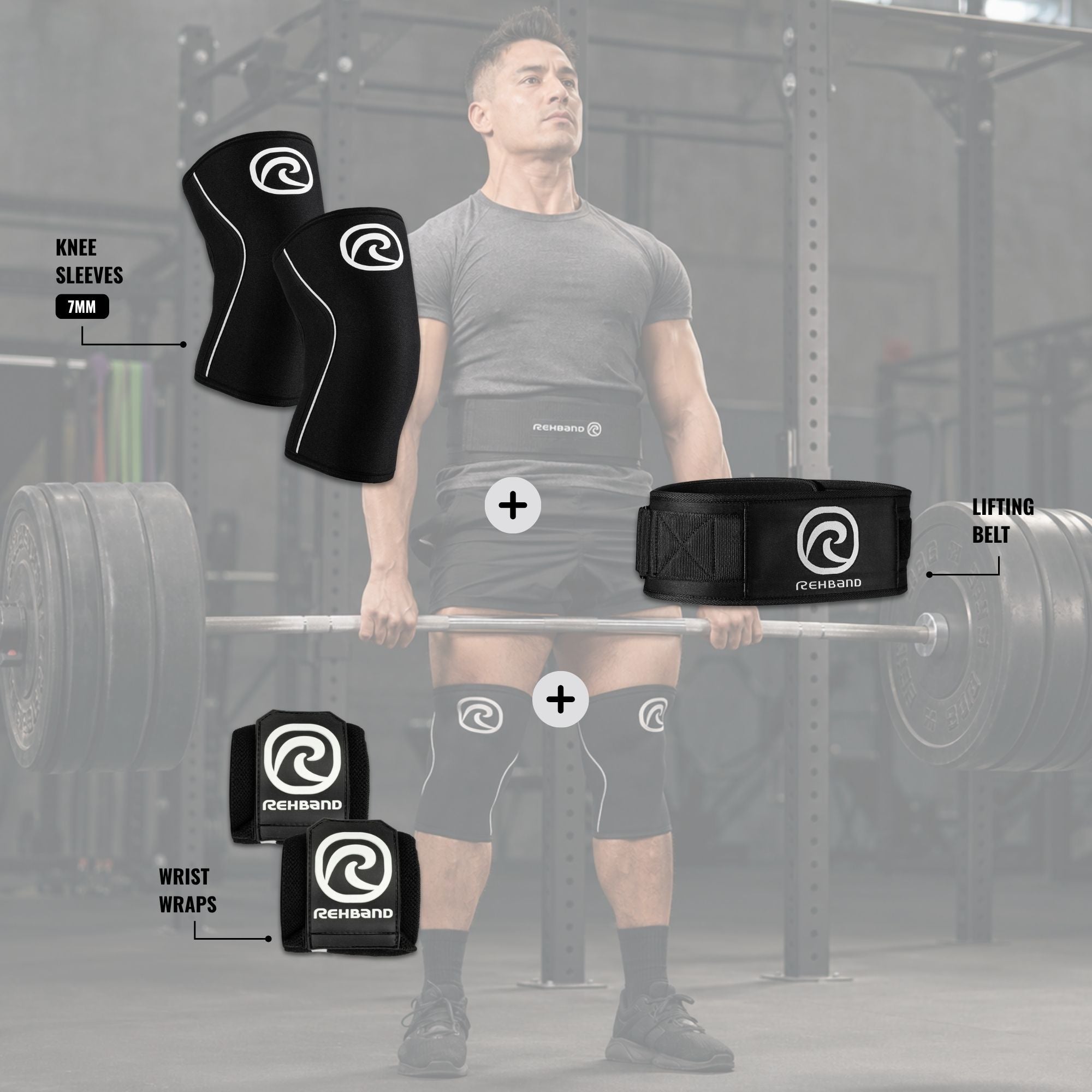 rehband-powerlifting-kit-pr-power-max-7mm-belt-wraps image 1