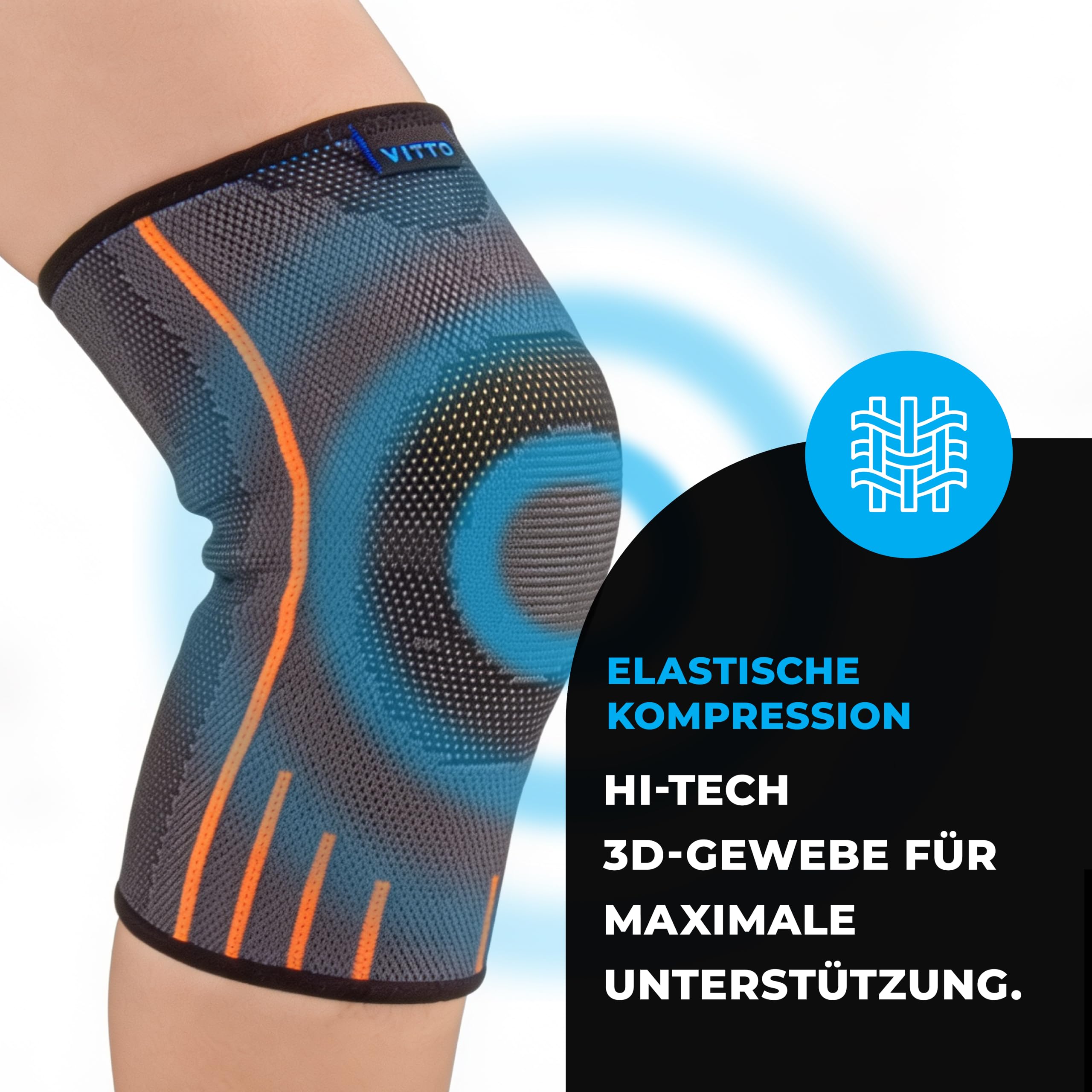 vitto-kniebandage-kinder-m-osgood-schlatter-kniest-tze-grau image 4