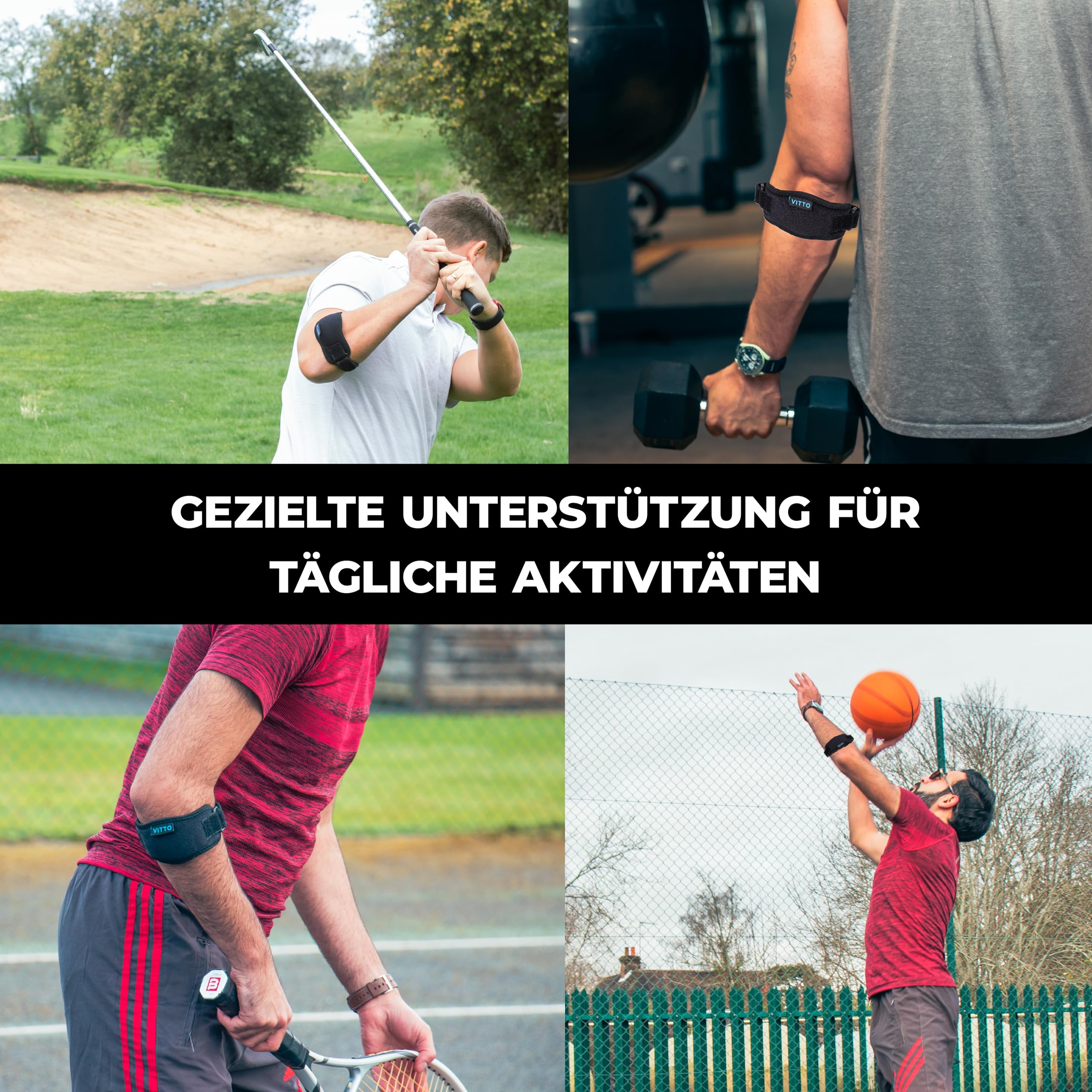 vitto-ellenbogenbandage-tennisarm-spange-damen-herren image 5