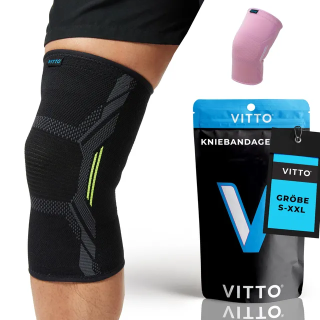 vitto-kniebandage-gr-e-l-kompressions-kniest-tze-f-r-meniskus-und-arthrose image 1